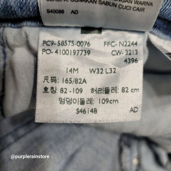 Levi's Jeans 14 Mid Rise Skinny Medium Light Wash Stretch Country Girl Western - Picture 7 of 14